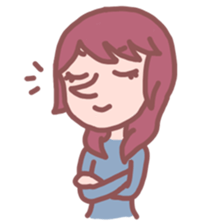 Various girls Feeling sticker #7661405