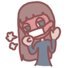 Various girls Feeling sticker #7661415