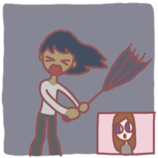 Various girls Feeling sticker #7661419