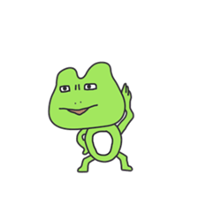 Daily frog(Use to family and friends sticker #7661516