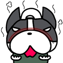 French bulldog Pistachio vol.5 reggae sticker #7661674