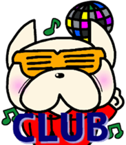 French bulldog Pistachio vol.5 reggae sticker #7661680