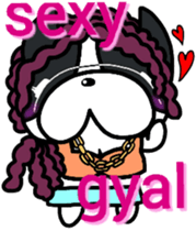 French bulldog Pistachio vol.5 reggae sticker #7661689