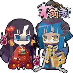 Waguruma Sticker(Scary smile duo)