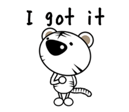 white tiger  vol.2 sticker #7662211