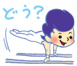 Gymnastics Yukey sticker #7662556