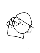 Falling eyebrows Koala sticker #7662941