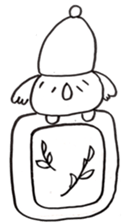 Falling eyebrows Koala sticker #7662943