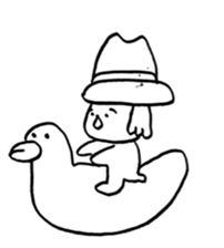 Falling eyebrows Koala sticker #7662948