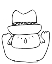 Falling eyebrows Koala sticker #7662951