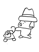 Falling eyebrows Koala sticker #7662955