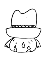 Falling eyebrows Koala sticker #7662958