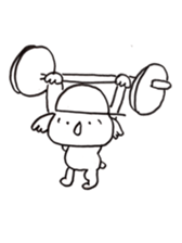 Falling eyebrows Koala sticker #7662961