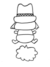 Falling eyebrows Koala sticker #7662972