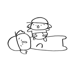 Falling eyebrows Koala sticker #7662974