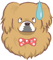 Tibetan spaniel sticker #7662985