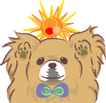 Tibetan spaniel sticker #7662988