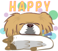 Tibetan spaniel sticker #7663005