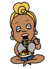 Japan gals sticker #7663563