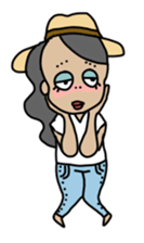 Japan gals sticker #7663571