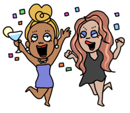 Japan gals sticker #7663574