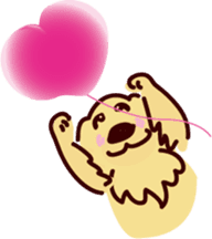 Golden dog and Black cat2(returns) sticker #7664021