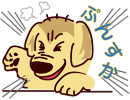 Golden dog and Black cat2(returns) sticker #7664024