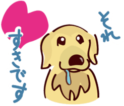 Golden dog and Black cat2(returns) sticker #7664028