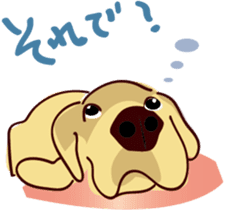 Golden dog and Black cat2(returns) sticker #7664029