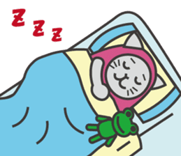 Cat in Matryoshka doll's dress E ver. sticker #7664270