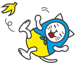 Cat in Matryoshka doll's dress E ver. sticker #7664285