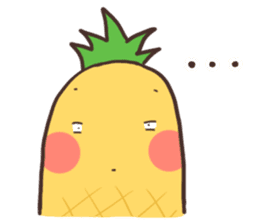 Mr.Pineapple & Ms.Lychee 3 sticker #7665049