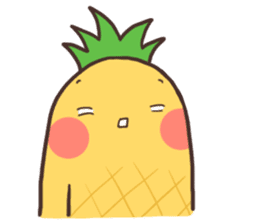 Mr.Pineapple & Ms.Lychee 3 sticker #7665050