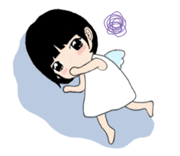 The little Angel and the little Devil sticker #7665554