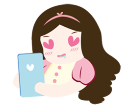 pink alice sticker #7666053