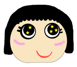 Pretty girl. It's Bobbed ~ sticker #7666145