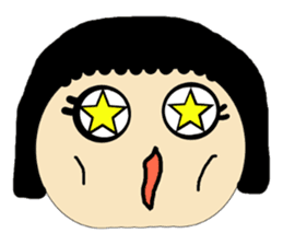 Pretty girl. It's Bobbed ~ sticker #7666152