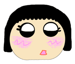 Pretty girl. It's Bobbed ~ sticker #7666159