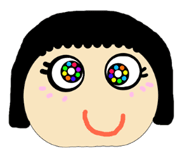 Pretty girl. It's Bobbed ~ sticker #7666161