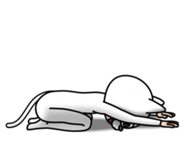 Cat Mascot Costume sticker #7666364