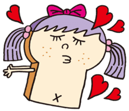 Toast Lady sticker #7666500