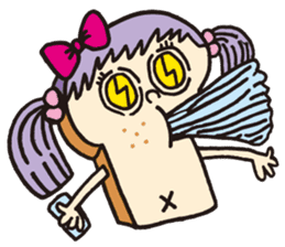 Toast Lady sticker #7666503