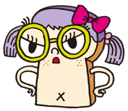 Toast Lady sticker #7666504