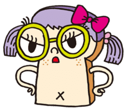 Toast Lady sticker #7666504