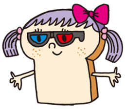 Toast Lady sticker #7666510