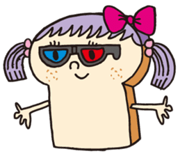 Toast Lady sticker #7666510