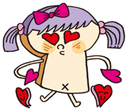 Toast Lady sticker #7666511