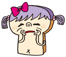 Toast Lady sticker #7666512