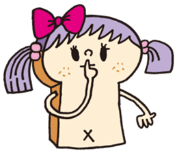 Toast Lady sticker #7666513