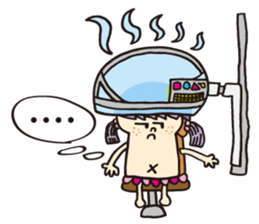 Toast Lady sticker #7666518